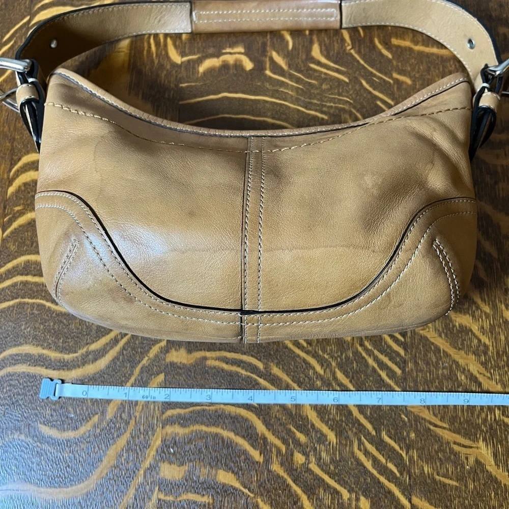 Coach Tan Leather SoHo Hobo Shoulder Bag - Picture 13 of 14